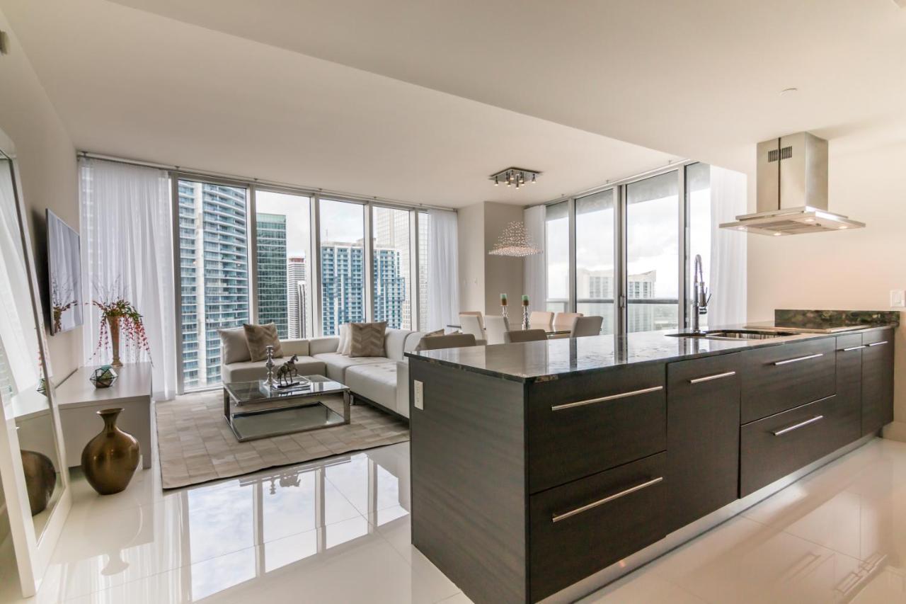 Luxury 5-Star Condo @37Th Floor In Icon Brickell 2B/2B Miami Eksteriør billede