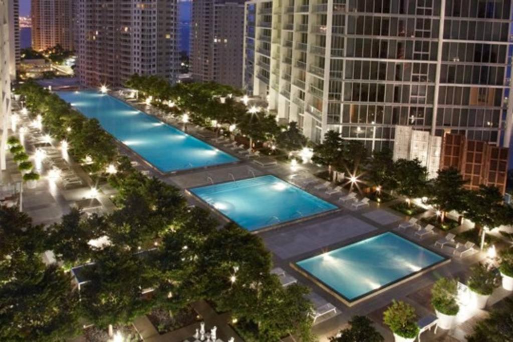 Luxury 5-Star Condo @37Th Floor In Icon Brickell 2B/2B Miami Eksteriør billede